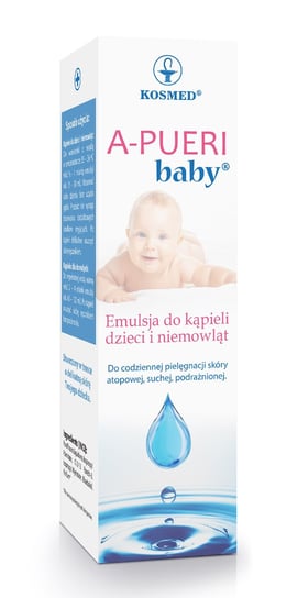 Kosmed, A-Pueri Baby, Emulsja do kąpieli dzieci i niemowląt, 500 ml Kosmed