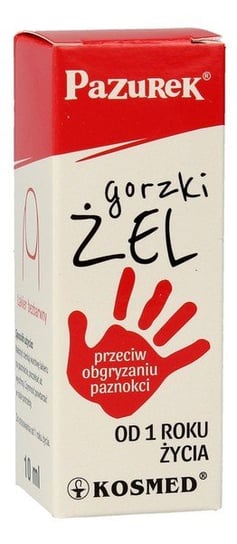 Kosmed, Pazurek Gorzki, żel przeciw obgryzaniu paznokci, 10 ml Kosmed