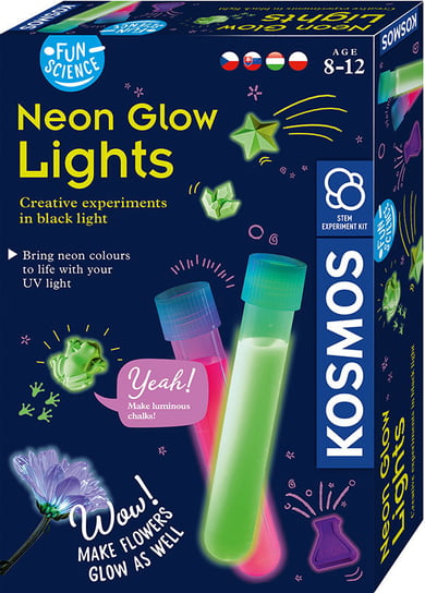 Kosmos, Zestaw Fun Science, Neon Glow Lights Kosmos