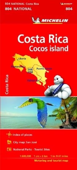 Kostaryka / Costa Rica 2018. Mapa 1:600 000 Opracowanie zbiorowe