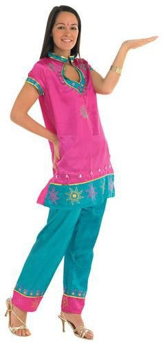 Kostium damski "Bollywood" różowy-S/M Inna marka