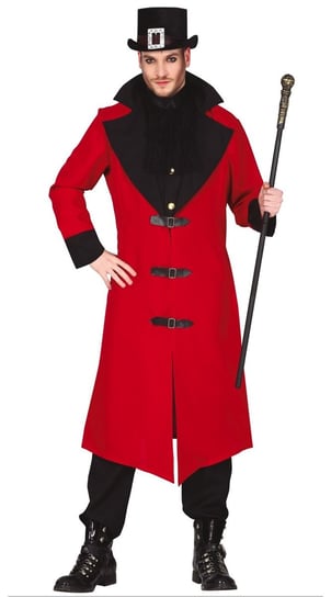 Kostium  "Diabeł gotycki" czerwony płaszcz-M Guirca