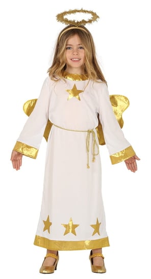 Kostium Dla Dziewczynki Aniołek Gold Star - 10-12 Lat (132-148 Cm) Guirca
