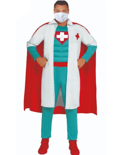Kostium Dla Mężczyzny Super Lekarz, Pan Doktor - L Guirca
