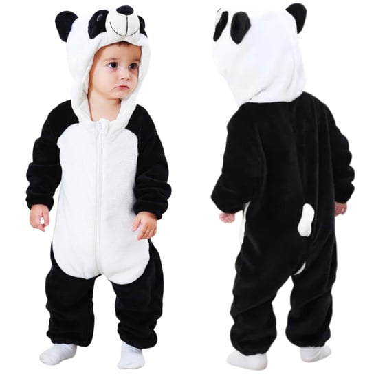 KOSTIUM KOMBINEZON KIGURUMI PANDA PAJACYK ŚPIOCHY PIŻAMA PRZEBRANIE 80 Onesies