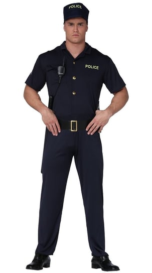 Kostium "Policjant" kombinezon z krótkim rękawem-M/L Guirca