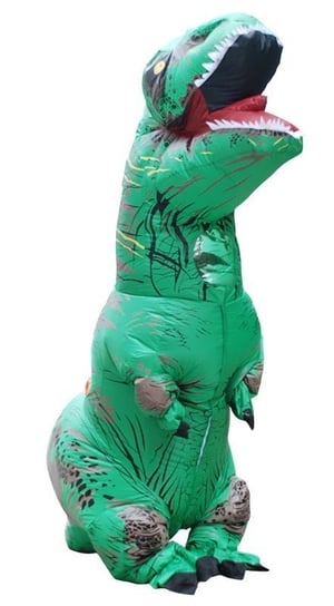 Kostium strój dmuchany dinozaur T-REX, Gigant zielony KIK