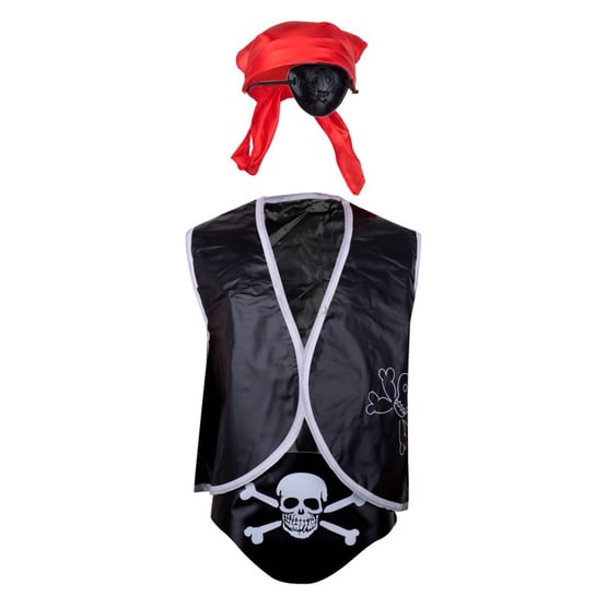 Kostium strój karnawałowy, pirat z akcesoriami Kontext