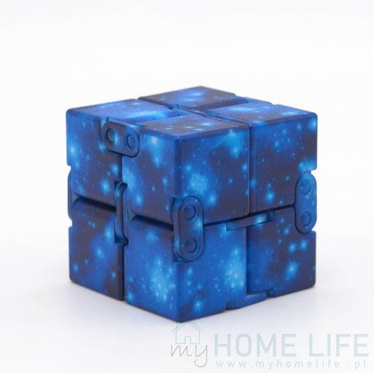 Kostka Antystresowa Nieskończoności Infinity Cube Niebieska myHomelife
