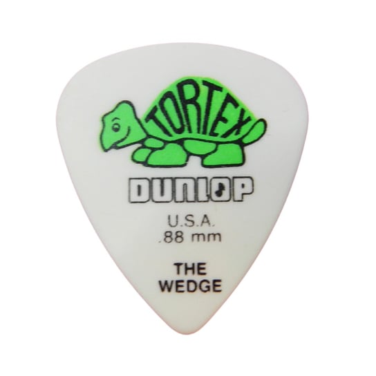 Kostka do gry TORTEX WEDGE 0,88mm (green) Dunlop