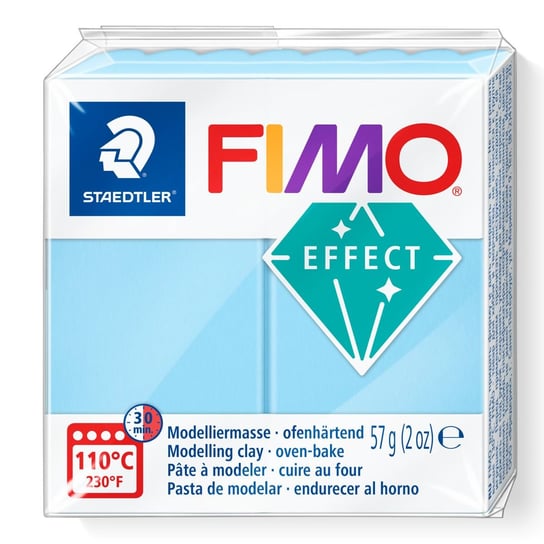Kostka FIMO effect 57g, wodny pastelowy, masa termoutwardzalna, Staedtler Staedtler