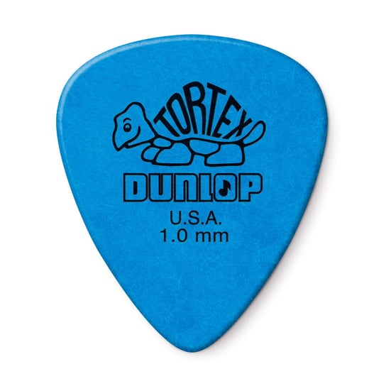 Kostka gitarowa Dunlop Tortex 1.0 trwałe wygodne, niebieska Dunlop