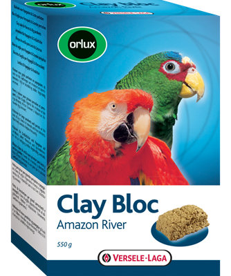 Kostka gliniana dla papug VERSELE LAGA Clay bloc Amazon River, 550 g Versele-Laga