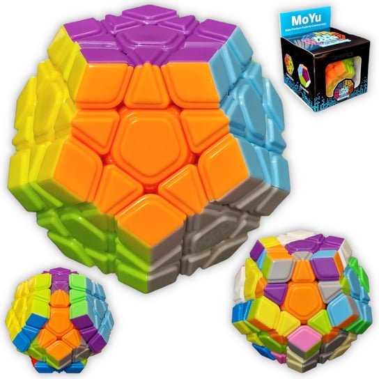 KOSTKA MEGAMINX 3x3 - MOYU MEILONG Trudna Układanka Zabawka Gra Logiczna Edukacyjna MoYu