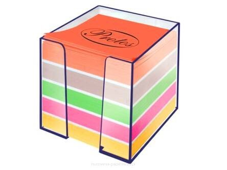 Kostka papierowa kolorowa w pudełku kubik notes Protos PROTOS