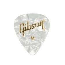 Kostki Gitarowe Gibson 12 Sztuk Pearloid White Picks Thin Gibson