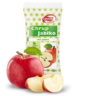 Kostki jabłka Crispy Natural, 12g Crispy Natural