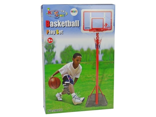 Kosz Do Koszykówki Dla Dzieci Kosz Piłka 195 cm Lean Toys