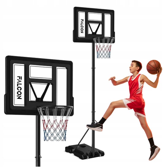 KOSZ DO KOSZYKÓWKI WOLNOSTOJĄCY REGULOWANY STABILNY MOBILNY FALCON JUNIOR 2 Falcon