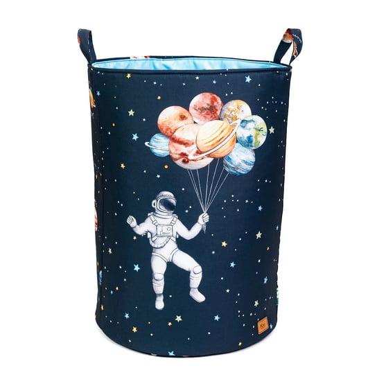 Kosz Do Przechowywania Kosmos Astronauta I Planety – Balony 60 Cm / Kocykomania Kocykomania