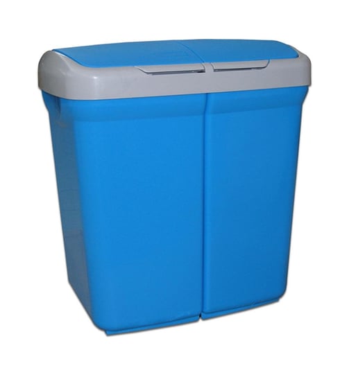 Kosz do segregacji śmieci MELICONI Ecobin, niebieski, 2x25 l Meliconi