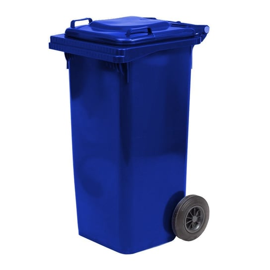 Kosz na odpady na kółkach UNIMET Otto, niebieski, 120 l unimet
