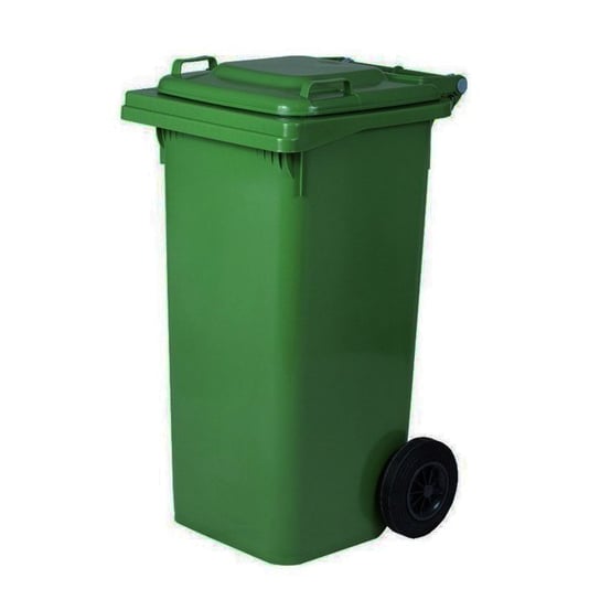 Kosz na odpady na kółkach UNIMET Otto, zielony, 240 l unimet