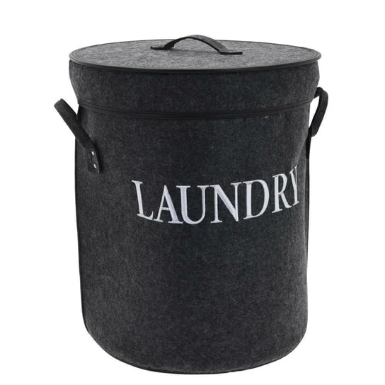Kosz na pranie filcowy Laundry : Kolor - Czarny MIA home