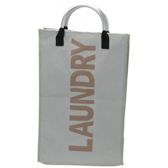Kosz na pranie LAUNDRY, torba, 40 l, biały, 54x32 cm Inna marka