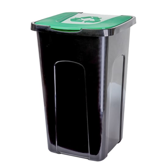 Kosz na Śmieci Pojemnik do Segregacji Odpadów na Szkło 50L Zielony Inna marka