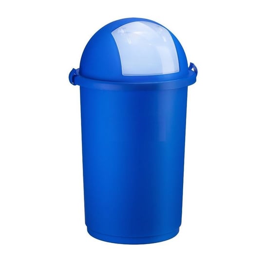 Kosz na śmieci UNIMET Push GiganPlast, niebieski, 50 l unimet