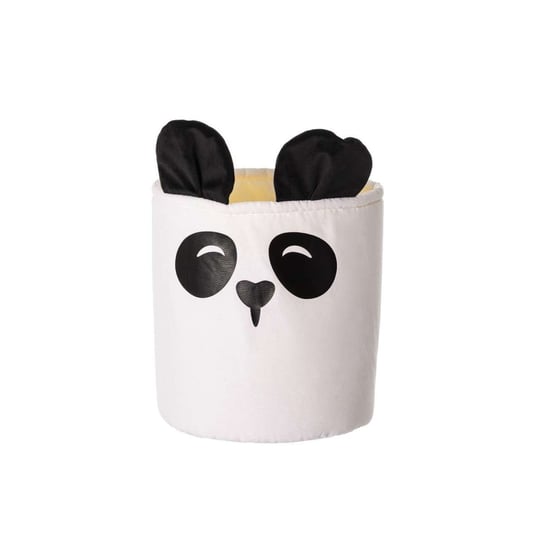 Kosz na zabawki Happy Band - Panda 25x30cm, 25x25x30cm Yellow Tipi