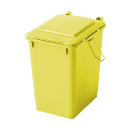 Kosz pojemnik do segregacji sortowania śmieci i odpadków - żółty 10L Europlast Austria