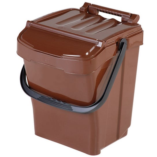 Kosz pojemnik do segregacji sortowania śmieci na BIO odpady URBA PLUS 40L - brązowy Sartori Ambiente