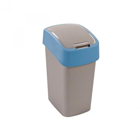 Kosz uchylny do segregacji Flip Bin 9 l szaro-niebieski CURVER Curver
