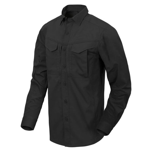 Koszula DEFENDER Mk2 long sleeve® - PolyCotton Ripstop - Czarna - Helikon-Tex Helikon-Tex