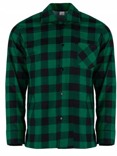 Koszula flanelowa robocza zielona XL Stalco