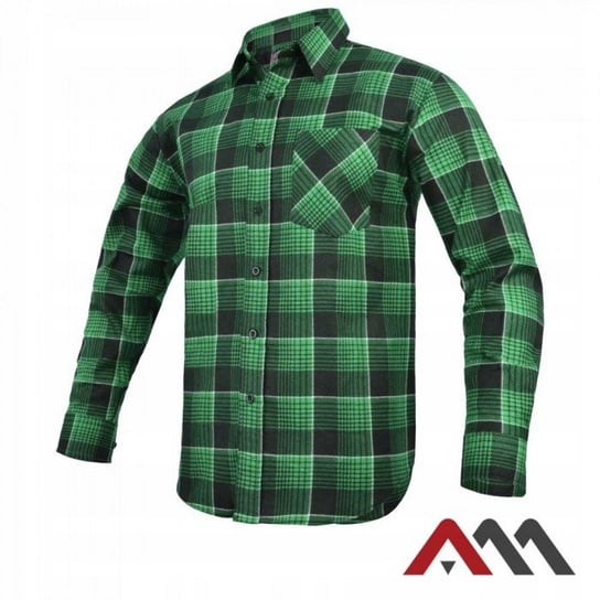 Koszula flanelowa zielona 42 ART-MAS