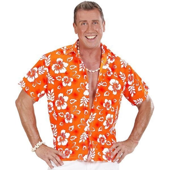 Koszula Hawajska Pomarańczowa-Xxl Widmann