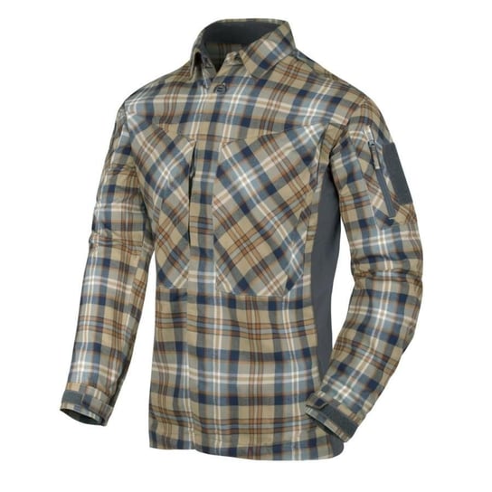 Koszula Helikon Mbdu Flannel Shirt Nylon 66 Blend Ginger Plaid (Ko-Mbd-Po-P2) Helikon-Tex