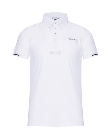 Koszula konkursowa HARCOUR Crystallo męska biała, rozmiar: L HARCOUR