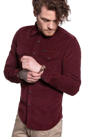 Koszula Koszula Lee Clean Western Shirt Burgundy L644Mrmf-S LEE