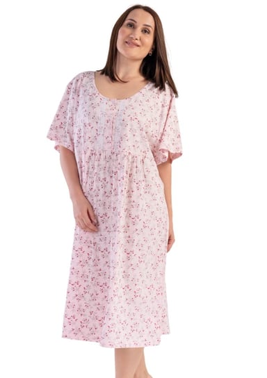 Koszula Nocna bawełna krótki rękaw +Size 5XL duża Vienetta