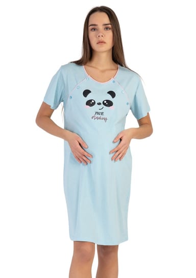 Koszula Nocna ciążowa na guziki bawełna Vienetta XL Vienetta
