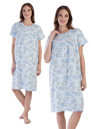 Koszula Nocna damska bawełniana klasyczna XL Vieneta prezent dla babci mamy Vienetta