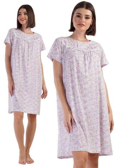 Koszula Nocna damska bawełniana klasyczna XL Vienetta prezent babci mamy Vienetta