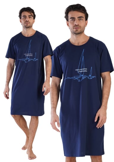 Koszula nocna męska bawełniana śmieszny pomysł na prezent dla mężczyzny 3XL Vienetta