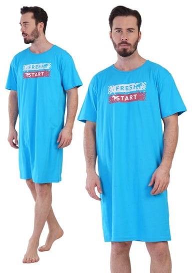 Koszula nocna męska bawełniana śmieszny pomysł na prezent świąteczny 3XL Vienetta