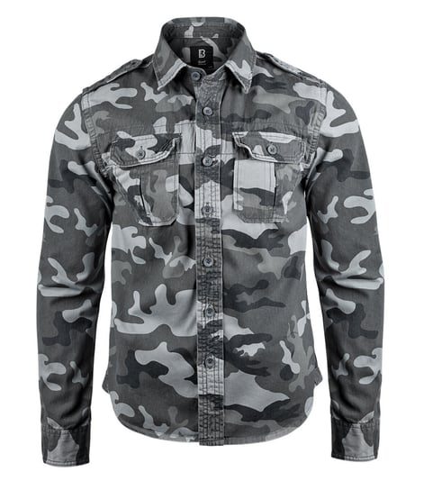 koszula VINTAGE SHIRT LONGSLEEVE greycamo-S Brandit