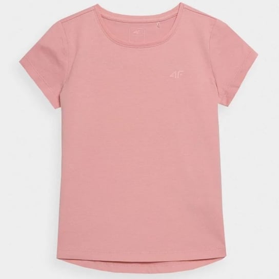 Koszulka 4F Jr HJL22-JTSD001 (kolor Różowy, rozmiar 122 cm) 4F